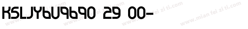 KSLJYBUQBQ0 29 00字体转换